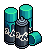 Teal Spray Paints