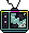 Graffitied TV