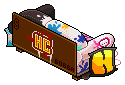 Graffitied Club Sofa