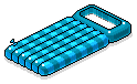 Blue Check Bed Float