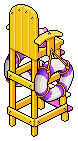 Yellow Lifeguard Chair