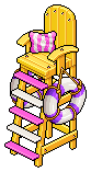 Yellow Lifeguard Chair