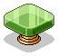 HC Glass Stool