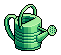 Green Watering Can
