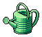 Green Watering Can
