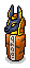 Sun God Anubis Jar