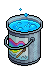 Blue Tub of Paint