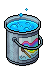 Blue Tub of Paint