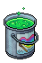 Green Tub of Paint