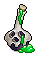 Green Skull Bottle