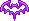 Purple Bat Sticker