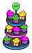 Neon Cupcake Tray