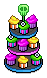 Neon Cupcake Tray