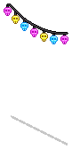 Multicolour Skull Garland