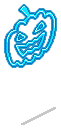 Blue Pumpkin Sticker