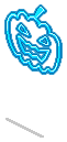 Blue Pumpkin Sticker