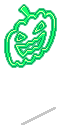 Green Pumpkin Sticker