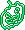 Green Pumpkin Sticker