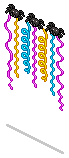 Multicolour Streamers