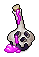 Pink Skull Bottle