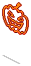 Neon Pumpkin Sticker