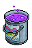 Purple Tub of Paint