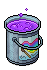 Purple Tub of Paint