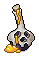 Yellow Skull Bottle