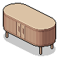 Oval Side Table