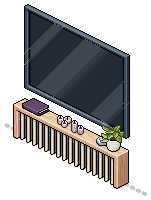 Mounted TV