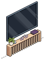 Mounted TV