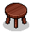 Dark Lodge Stool
