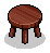 Dark Lodge Stool