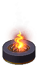 Dark Mansion Fire Pit