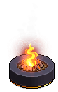 Dark Mansion Fire Pit