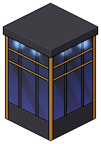 Tall Dark Mansion Wall Piece