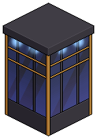 Tall Dark Mansion Wall Piece