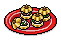 Plate of Mini Pumpkins