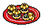 Plate of Mini Pumpkins