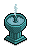 Miniature Ocean Blue Fountain