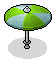 Miniature Green Parasol