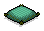 Miniature Turquoise Pillow