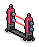 Miniature Pink Laser Gate