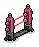 Miniature Pink Laser Gate