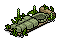Miniature Army Green Sleeping Bag