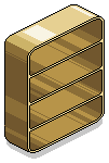 Gold Mode Bookcase