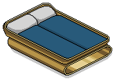 Gold Mode Double Bed