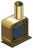 Gold Mode Fireplace