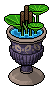 Quartz Water Lily Pot