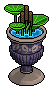Quartz Water Lily Pot